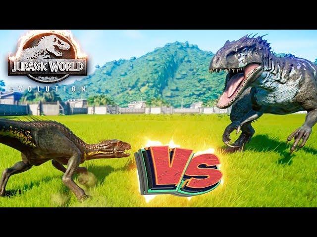 ИНДОРАПТОР vs ИНДОМИНУС РЕКС - Схватки Динозавров - Jurassic World EVOLUTION #5