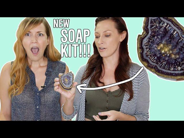 Kraftika D.I.Y. Soap box | Druzy Agate Soap