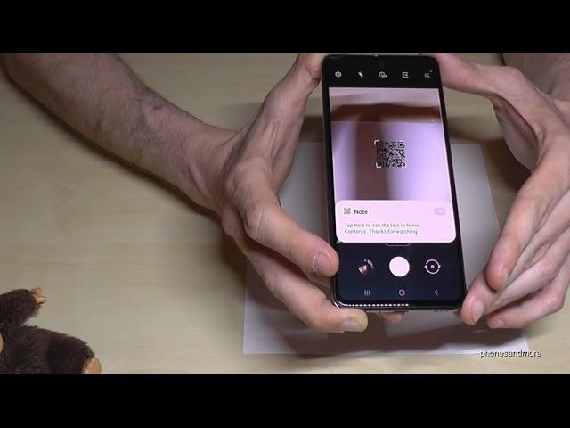 Samsung Galaxy A12: How to use the QR-Code-Reader/Barcode-Reader? (only with newest Software Update)