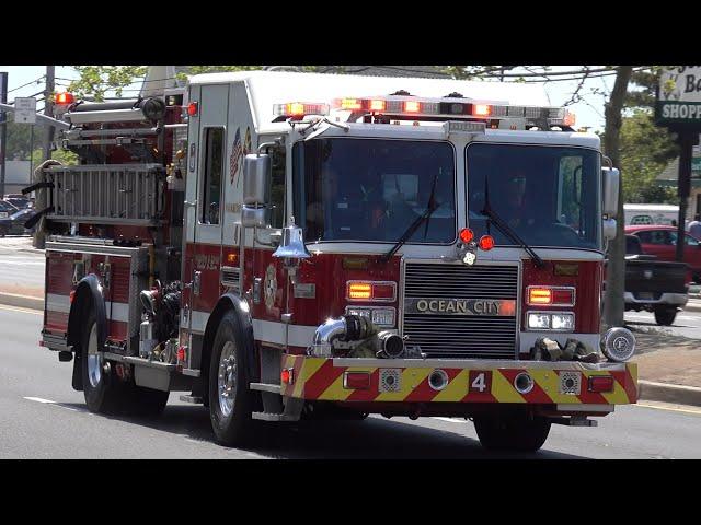 Ocean City Fire Department Paramedic Engine 4 Responding