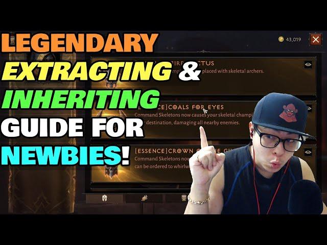 Diablo Immortal Beginners Guide - Legendary Extract & Inherit FULLY EXPLAINED - Tips and Tricks!