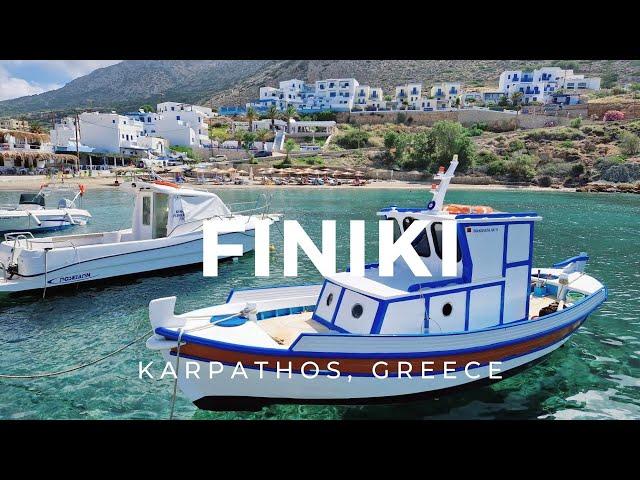 Finiki | Karpathos, Greece ► Video guide, 1 min. | 4K