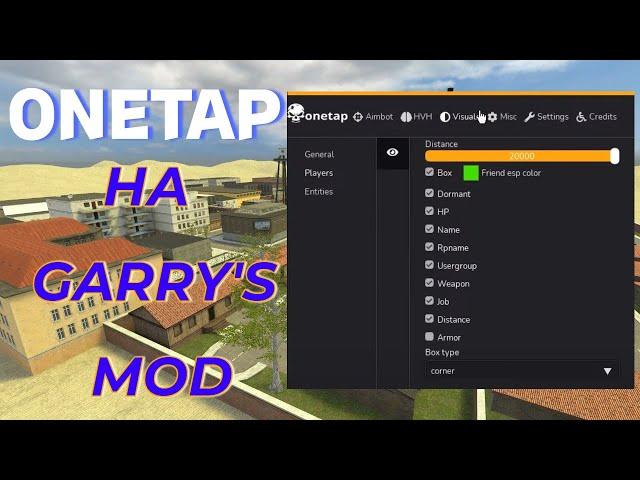 ONETAP НА GARRY'S MOD | ЧИТ НА ГАРИСМОД 2023 | usehvh