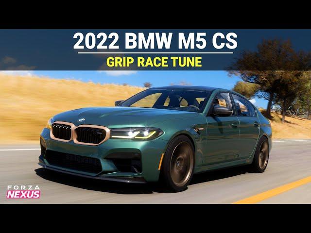 Forza Horizon 5 Tuning - 2022 BMW M5 CS, FH5 Grip Race Build, Tune & Gameplay