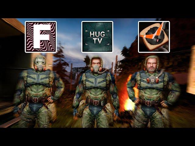 Фладар, Хлебный Хлеб и HugTV против МУТАНТОВ. STALKER X-Ray Multiplayer Extension: Defence