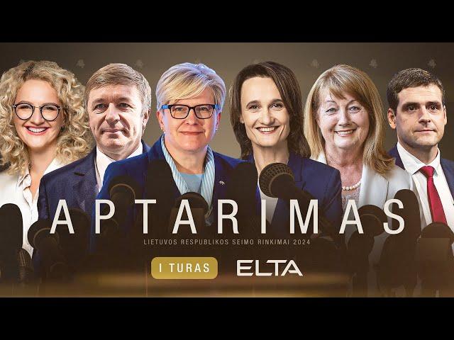 SEIMO RINKIMAI I TURAS | APTARIMAS | ELTA spaudos konferencija