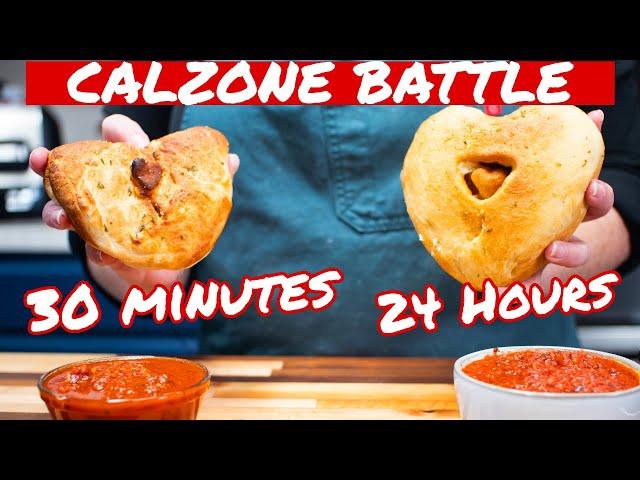 Calzones Battle : 30 Minutes vs 24 Hours