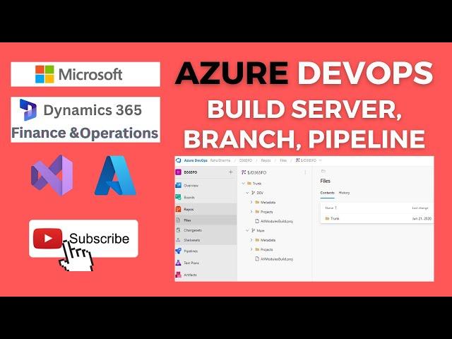 Create Build Server, Branch, Pipeline - Dynamics 365 Finance & Operations #devops #azure #CursorRun