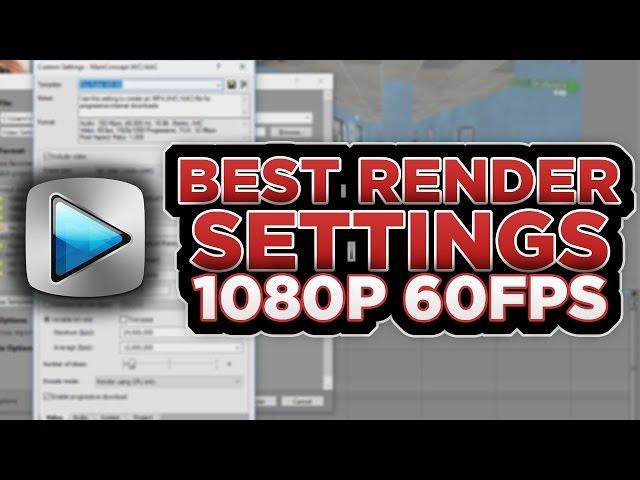 Sony Vegas Pro 13 : Best 1080p 60fps Render Settings! (My Settings)