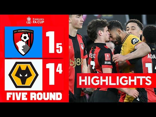 Bournemouth vs Wolves 1-1 PEN (5-4) Highlights Goals | FA Cup 2025