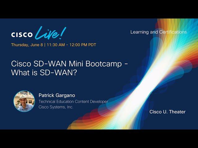 Cisco SD-WAN Mini Bootcamp - What is SD-WAN?