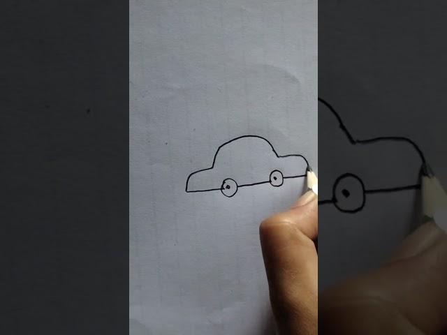 How To Draw Car || Easy Car drawing #shorts #drawing #ytshorts