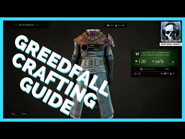 Greedfall - Complete Guide To Crafting