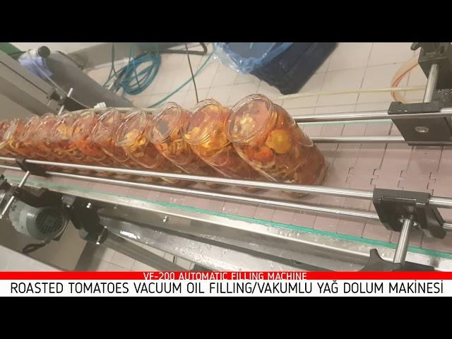 ON MART - Roasted Tomatoes Vacuum Oil Filling / Kurutulmuş Domates Üzeri Yağ Dolumu