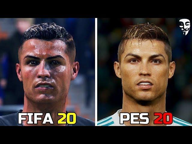 FIFA 20 VS PES 20 - New Face Concept - ( Ronaldo, Messi, Griezmann )