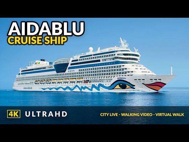 4K AIDAblu full ship tour - AIDA cruise ship