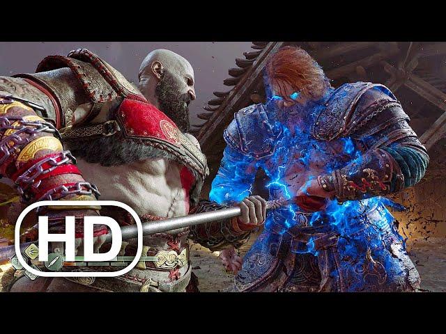 Kratos Vs Thor Fight Scene 4K - God Of War Ragnarok