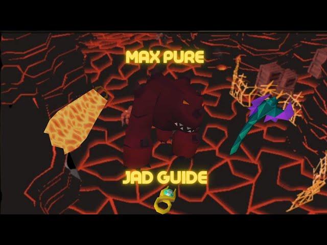 [OSRS GUIDE] How to kill Jad on a max pure with safespot [2023 Edition]