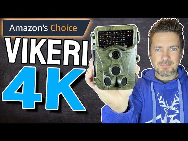 Vikeri 4K Trail Camera: Unbox, Demo & Review. 32MP 0.1s Trigger Time Motion Activated 120° Wide Lens