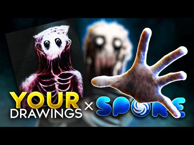 Turning YOUR Drawings into Spore Creatures! #4