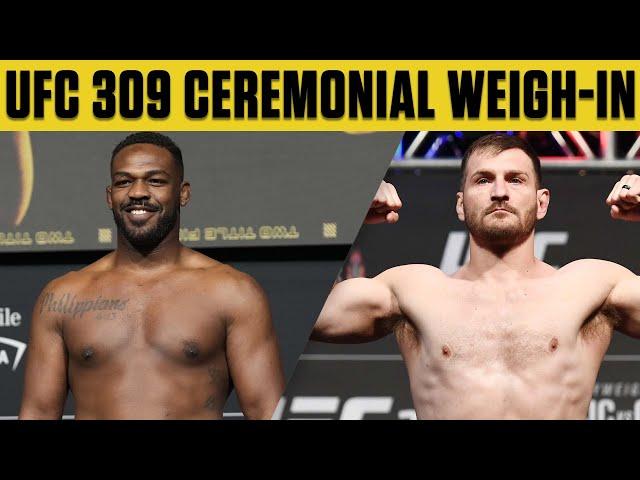 UFC 309 Ceremonial Weigh-In | ESPN MMA