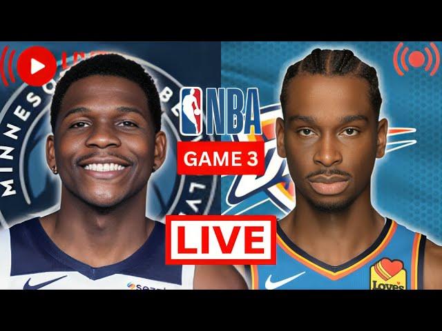 LIVE: OKLAHOMA CITY vs MINNESOTA TIMBERWOLVES | NBA PLAYOFFS 2025 | REAL-TIME PLAY-BY-PLAY & SCORE