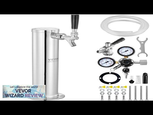 VEVOR Kegerator Tower Kit Single Tap Beer Conversion Kit Stainless Steel Keg Review