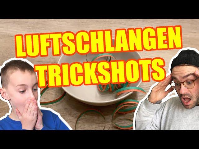 Luftschlangen Trickshots