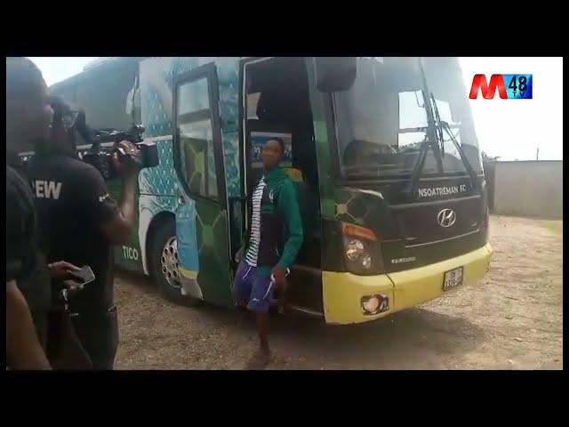 NSOATREMAN ARRIVAL: WATCH HOW NSOATREMAN TEAM ARRIVED AT THE STADIUM AGAINST ASANTE KOTOKO