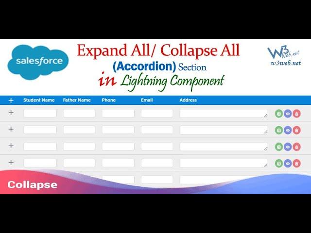 Create custom expand all/ collapse all for accordion section rows table based in lightning component