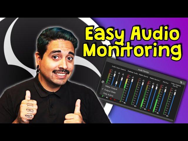 Use This Audio Monitor Plugin To Hear Your Game or Alerts | OBS Tutorial