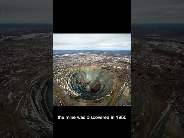 Siberia's Diamond Mines - The Largest Mine in the World #shorts