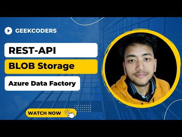 #25. How to pull data from RestApi and write it into Blob Storage|JSON| AzureDataFactory Tutorial |