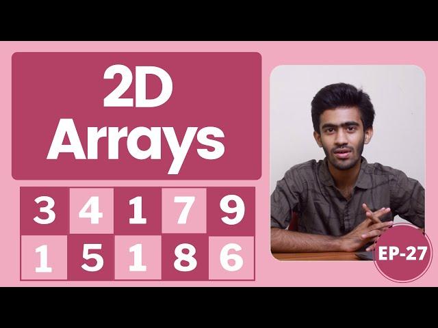 2-D Arrays | C-Programming Ep - 26 | Tamil | code io