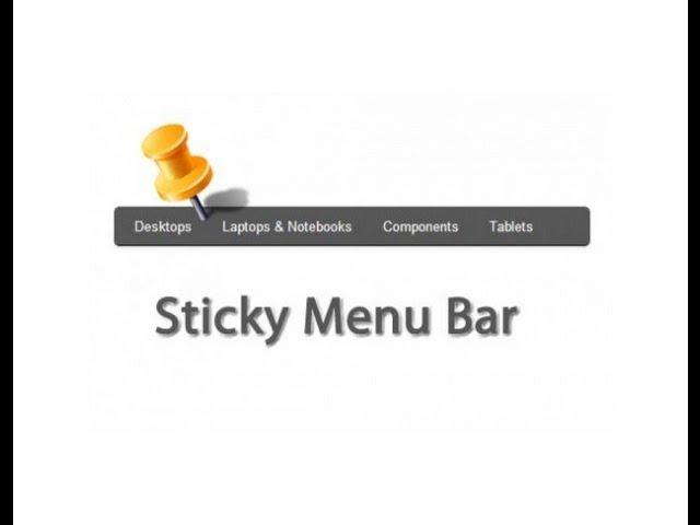 Tutoriel jquery: sticky menu | part1 | By NewDzign