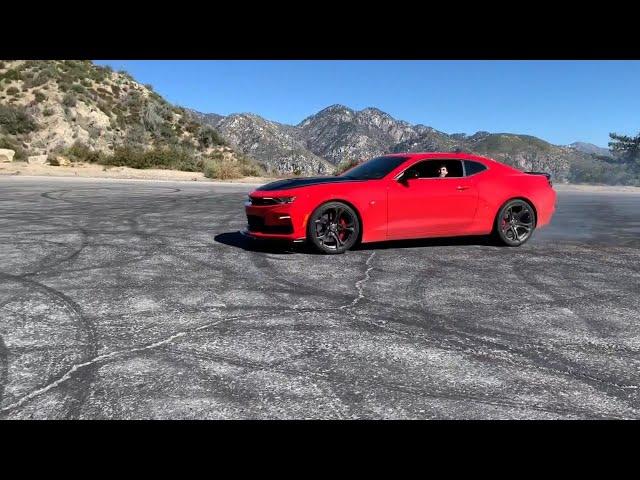 Camaro SS 1le and WRX canyon run Angeles Crest Mexico