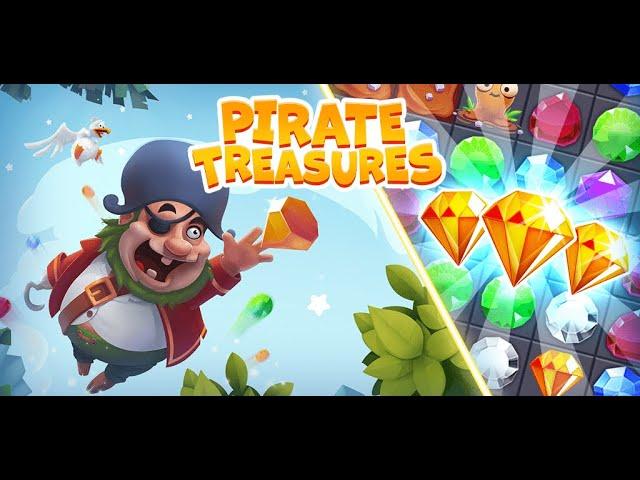 Сокровища пиратов 1374 уровень на три звезды - сложный 1374 уровень // Pirate Treasures