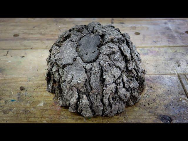 Woodturning an Oak Branch Burl