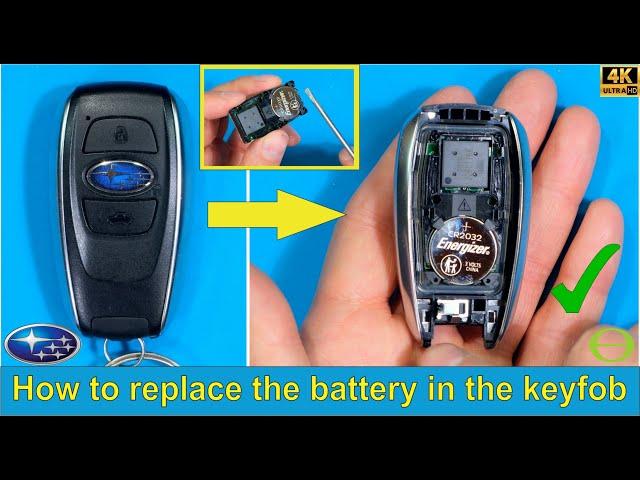 How to Replace the Battery in a Subaru Key Fob - Step-by-Step Guide