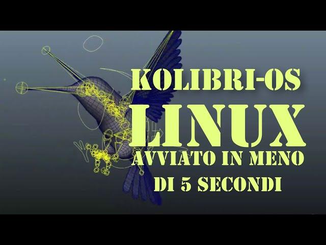 Linux KolibriOS - veloce come un battito di ali