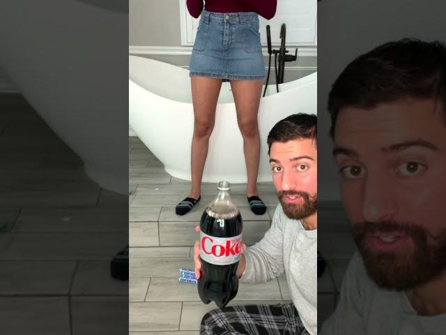 Mentos & Coke Up Skirt #Shorts