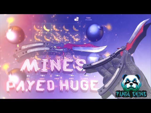 My Most Crazyiest Mine session Ever!!!!! WINNING HUGE ON PANDASKINS PROMO CODE!