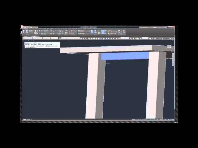 AutoCAD 3D Furniture Modeling Table