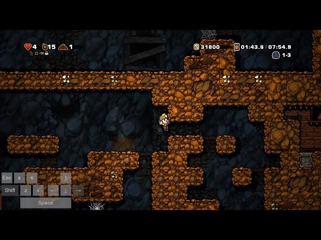 Spelunky - Eggplant Run Throw - 10/11/2017