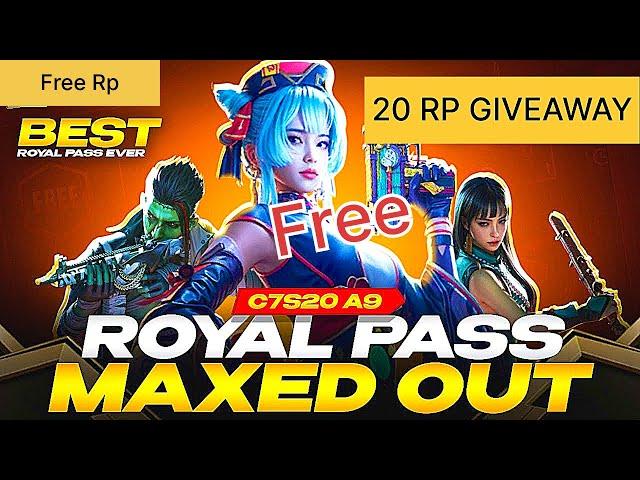 BGMI New A9 Royal Pass Maxout | A9 RPGiveaways | 3.4 UPDATE | FREE ROYAL PASS #bgmi #pubg