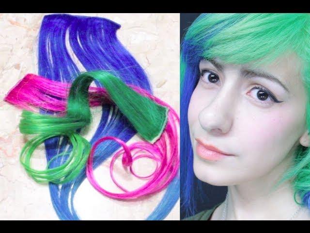  Como Pintar Extensiones De Colores + Como me pongo extensiones?  - Miranda Ibañez