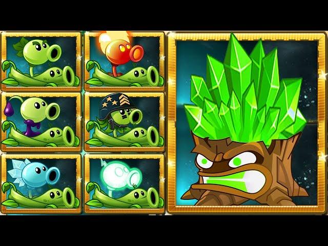 Every Peashooter Power Up! + Torchwood + Pea Vine - Plants Vs Zombies 2