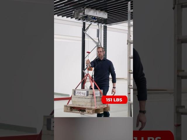 This overhead crane is omnidirectional
