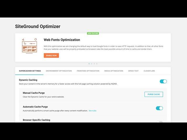 SiteGround WordPress SG Optimizer Plugin Tutorial