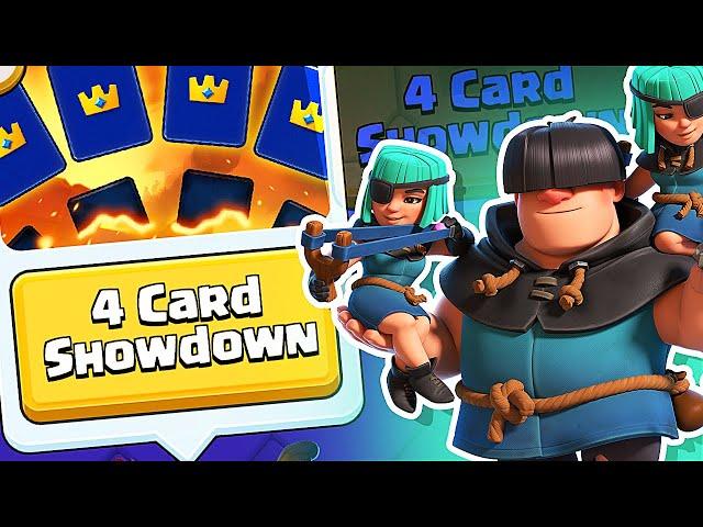 MUST USE DECK - 4 CARD SHOWDOWN - Clash Royale